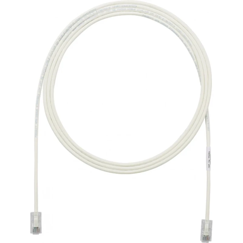 Panduit Patchpanel + modulaire plugs AWG28 U / UTP Cat5E RJ45 8(8) 1M wit UTP28CH1M
