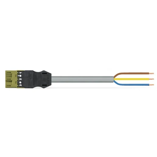 Wago Serie 771 Patchkabel gebouwinstallatie 3p Stekker Vrij kabeluiteinde 1000mm