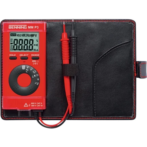 Benning Digitale zak multimeter 600V AC/DC CAT III Digitaal 044084