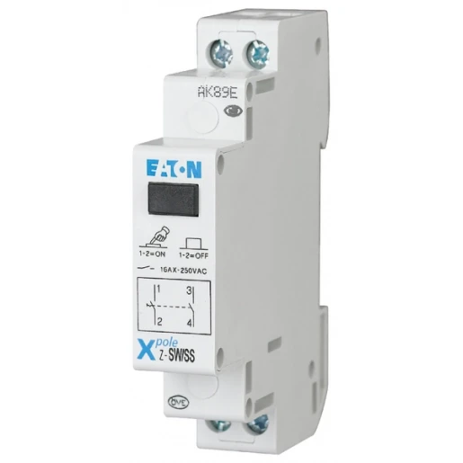Eaton SIGNAALSCHAKELAAR 250 VAC 16 A CONTACTEN 2M BREEDTE 1TE