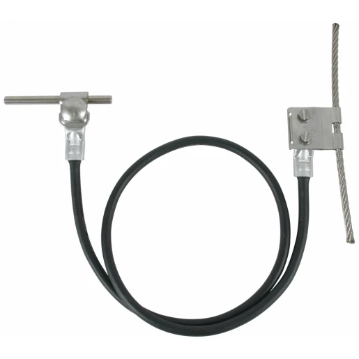 Dehn Conn.set f.safety rope systems 16mm² l 1000mm cu lug d 6mm stst f.