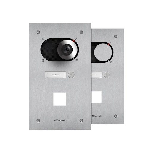 Comelit Switch Deurbelpaneel simplekey uitsparing 1 beltoets RVS IP54 Inbouw (stucwerk) IX0101CO