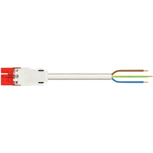 Wago SERIE 771 Patchkabel gebouwinstallatie 3p Stekker Vrij kabeluiteinde 4000mm