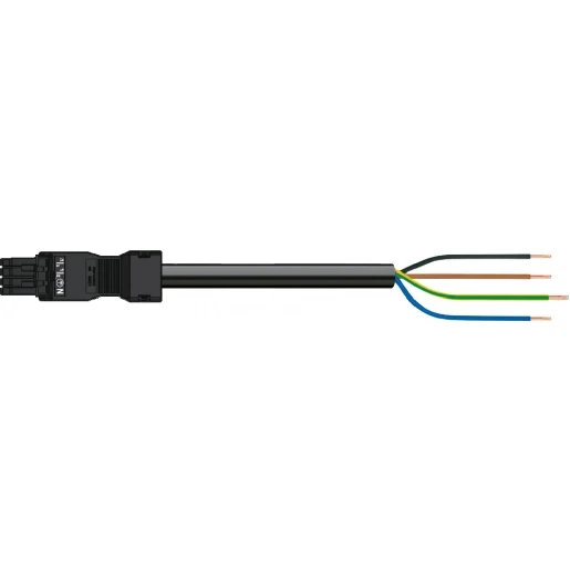 Wago SERIE 891 Patchkabel gebouwinstallatie 4p Contrastekker (female) Vrij kabeluiteinde 6000mm