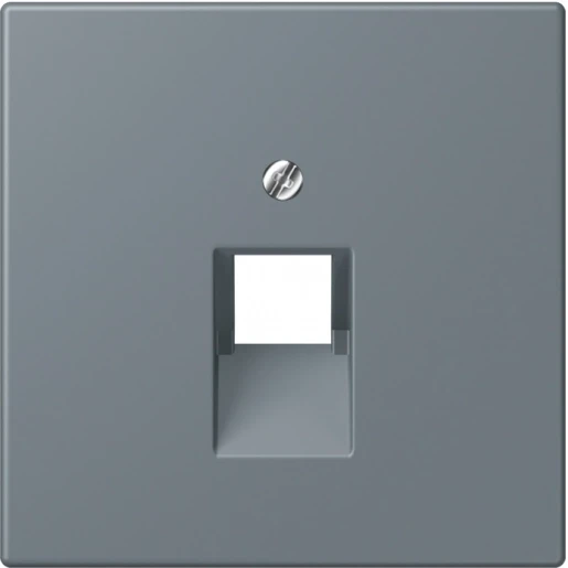 Jung LS range Afdekking centraalplaat 4320H UAE/IAE 1 connector Zonder label LC969-1UA251