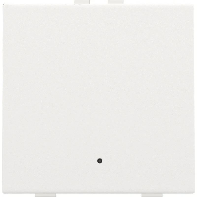 Niko Drukknop met led en comfortsensoren Home Control enkelvoudig wit inbouw RAL 9016 154-52201