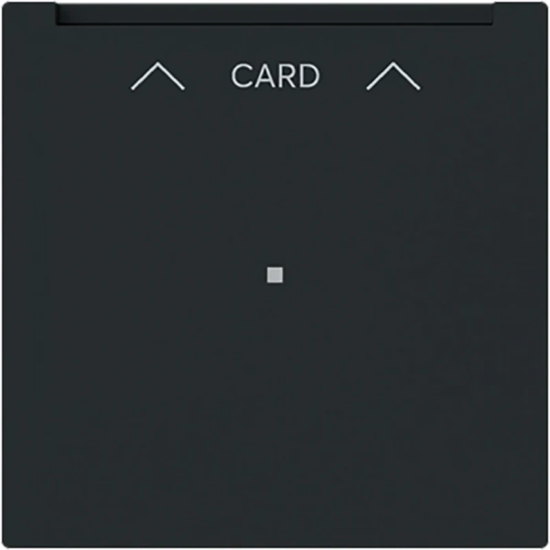 ABB Busch-Jaeger Art linear Centraalplaat card-schakelaar inbouw Hotelkaart Mat zwart RAL 9005 2CKA001710A4243