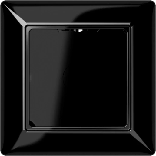 Jung AS range opbouwkap a500 1-voudig zwart Horizontaal en verticaal AS581ASW
