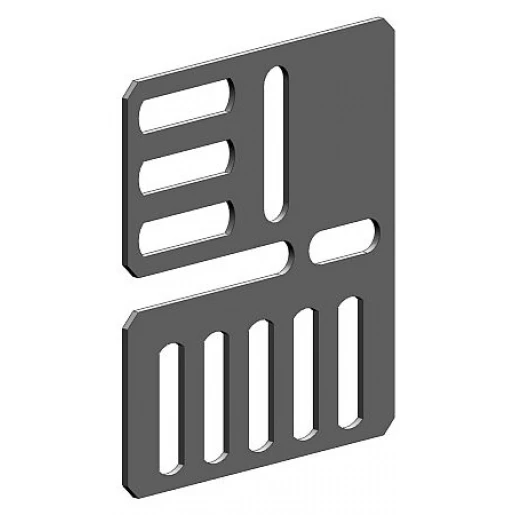 Legrand P31+ universele montageplaat (kabeldraagsysteem) 74.5x85mm Staal sdz zink 340183