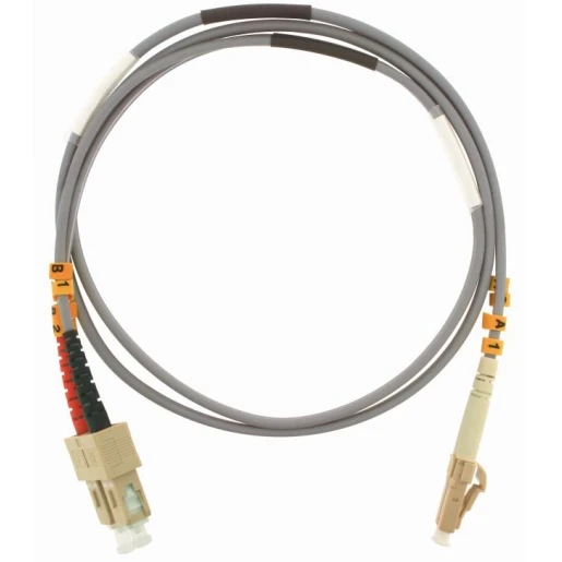Gigamedia Patchkabel (glasvezel) duplex LC/SC OM3 1m Turkoois GGM D4MCLC1M