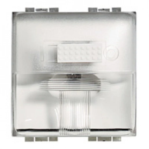 Bticino Livinglight Signaal verlichting LED Basiselement met centrale afdekplaat 230V Wit IP2X BTL4374/230