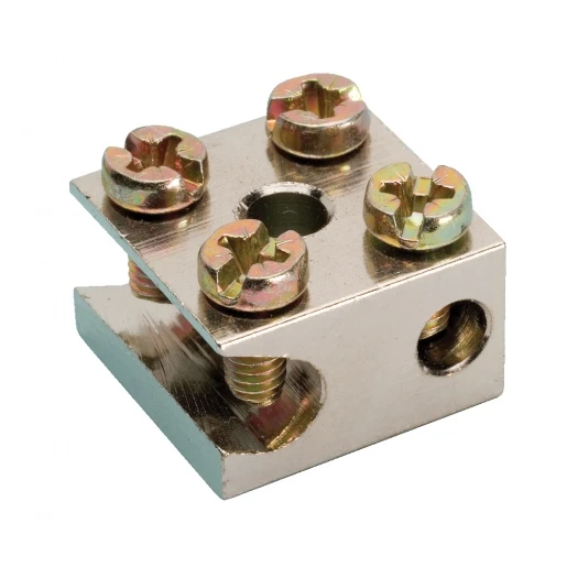 JMV Radiatorklem 1x25+1x6mm² schuine zij-inleg