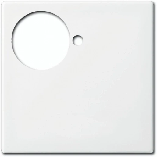 ABB Busch-Jaeger Balance miva centraalplaat oproepsysteem zettler 1 toets wit RAL 9010 2CKA001710A4072