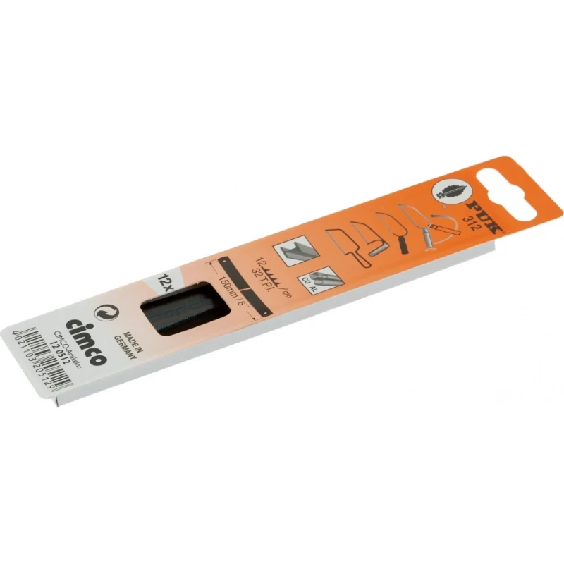 Cimco Zaagblad tand 0,8mm 150mm RVS aluminium kunststof staal 120512