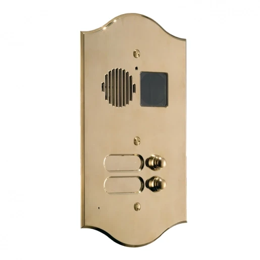 Comelit Roma Deurstation deurcommunicatie 4680(C) 10 beltoetsen goud IP54 Inbouw (stucwerk) 3210/2/RI