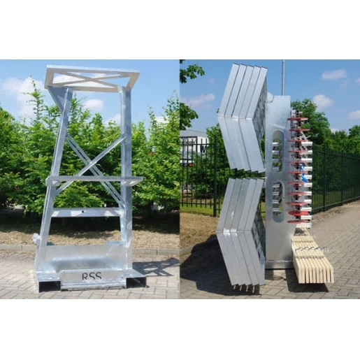 RSS Hellend dak transportframe met valstopapparaat met lijnklem RSS500