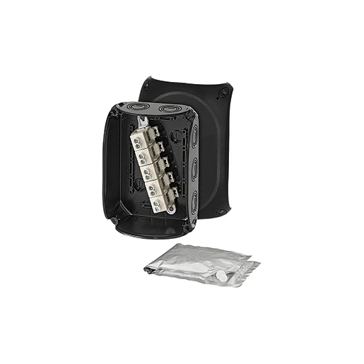 Hensel Kabeldoos IP66/68 BM4 2,5-10mm² 5 polig met Gietmassa Zwart