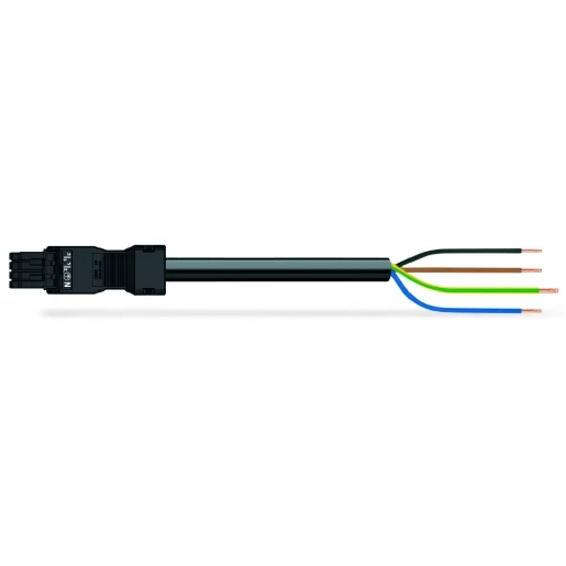 Wago Serie 891 Patchkabel gebouwinstallatie 4p Contrastekker (female) Vrij kabeluiteinde 5000mm