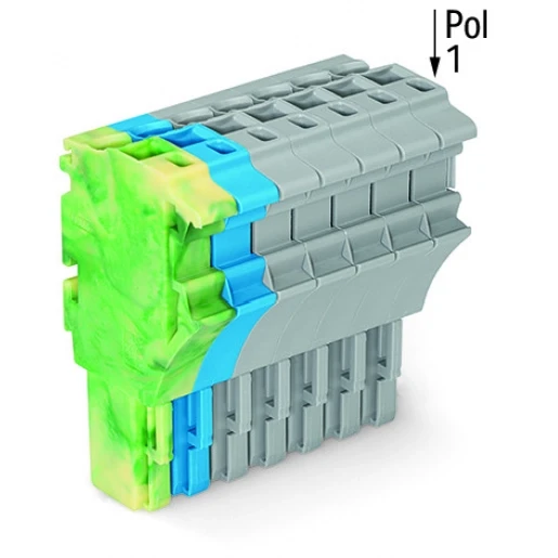 Wago 1-DRAADS FEMALE STEKER