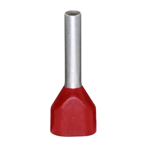Wago adereindhuls 1mm² 12mm Geïsoleerd Rood