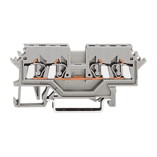 Wago Serie 280 Verbindingsrijgklem 0,08-2,5mm² eendr. 0,08-2,5mm² meerdr. Grijs