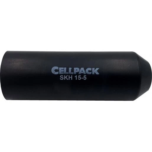 Cellpack Krimpkap met thermoplastische lijm-skh/15-5/zwart