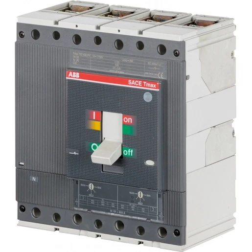 ABB TMAX T5N 400/R400 4P VAST MET VOORAANSLUITING INSTELBARE THERM./ MAG