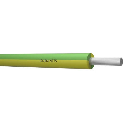 Draka VDS VK ECA Montagedraad 1x4mm² Eca PVC 90°C groen/geel 100M Doos 833889D3