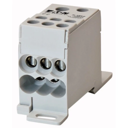 Eaton Klemmenblok 1-polig 125a 6 uitgaande klemmen alu