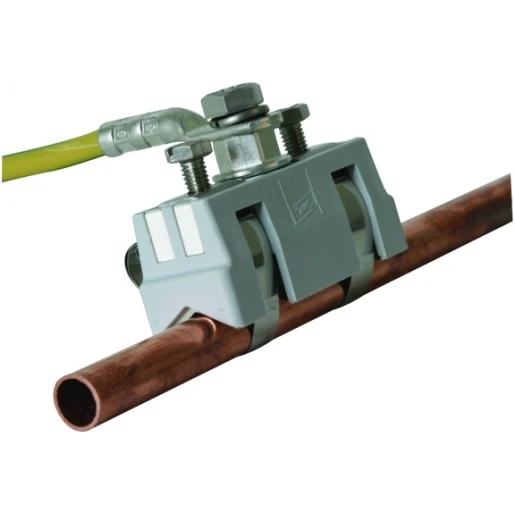 Dehn Pipe clamp f.hazardous areas d 6-27mm with terminal screw m8 ms/gal s