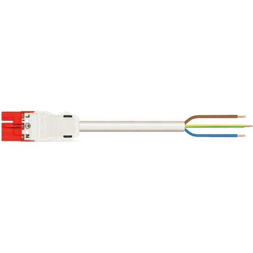 Wago SERIE 771 Patchkabel gebouwinstallatie 3p Stekker Vrij kabeluiteinde 5000mm
