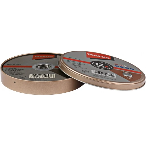 Makita Doorslijpschijven in blik 125mm D-65969-12