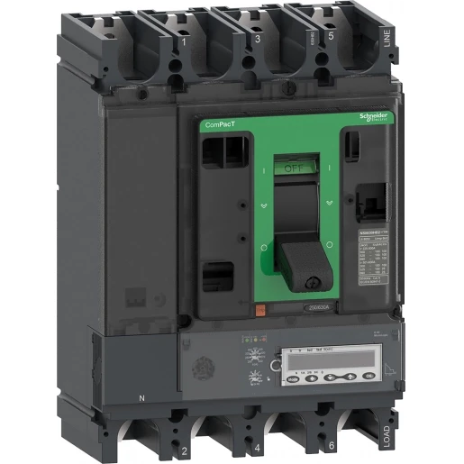 Schneider Electric NSX400HB2 100KA AC 4P 400A 6.3E
