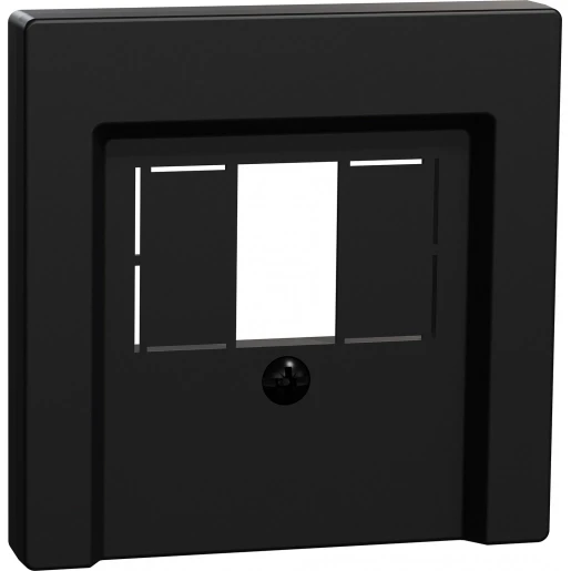 Merten Centraalplaat voor Audio/USB gerecycled Systeem M TAE Centraalplaat Zonder label zwart MEG4250-0403