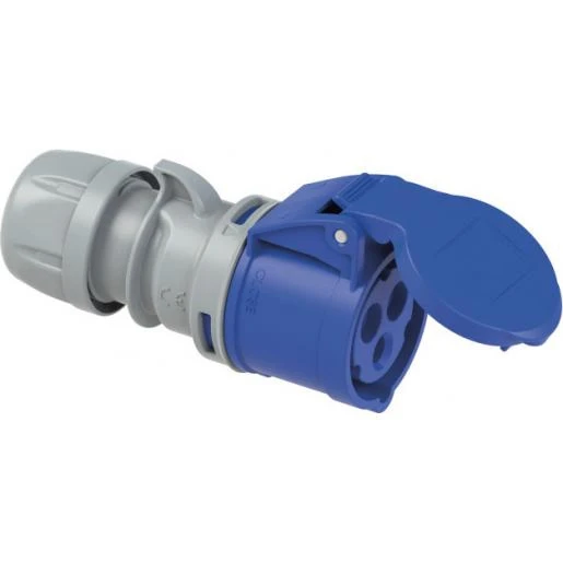 Bizline Rechte koppeling CEE EASY 32A 2P+T 200/250V IP44