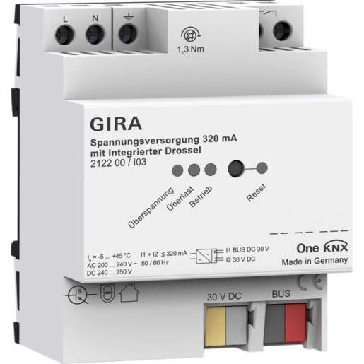 Gira Voeding KNX DIN-rail 212200