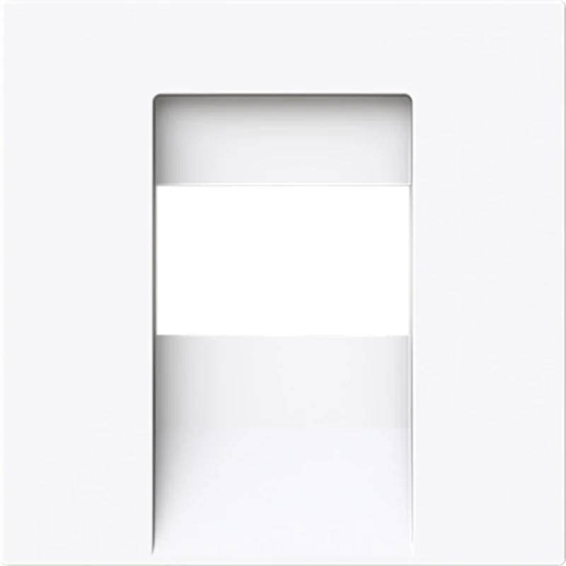 ABB Busch-Jaeger Art linear Centraalplaat voor TAE-sokkels Centraalplaat 1 connector Zonder label wit 2CKA001710A4162