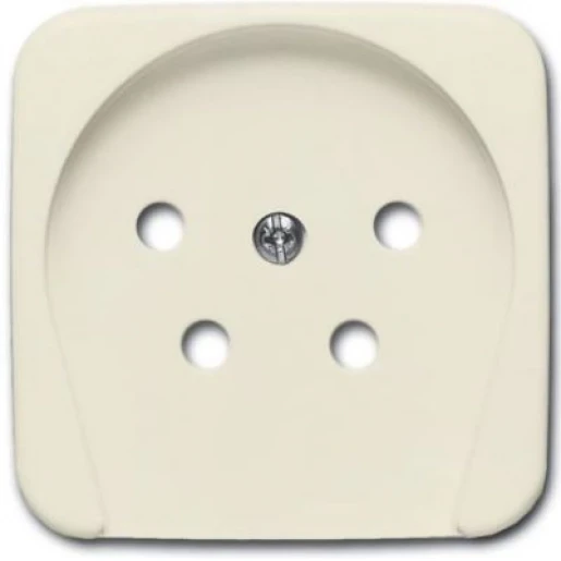 ABB Busch-Jaeger SI Centraalplaat telefoon PTT steker TAE Bedieningselement 1 connector Zonder label wit 2CKA001753A0417