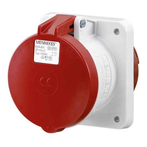 Mennekes Inbouwcontactdoos 63A 5P 6H 400V IP44 TA