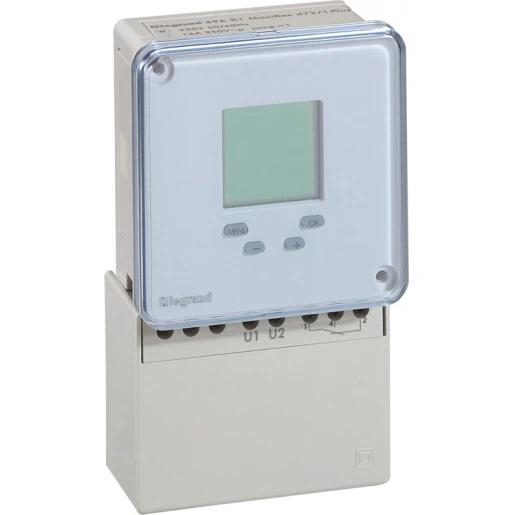 Legrand MaxiRex tijdschakelklok d72/2 plus digitaal Frontmontage 72x72 230V 2 kanalen 8A AC 049682