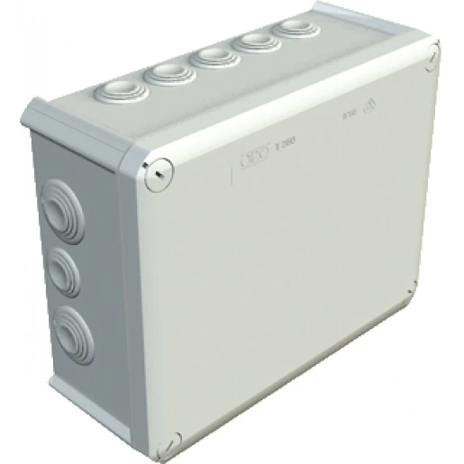 OBO Kabeldoos moeilijk ontvlambaar m25 en m32 25mm2 500v ip66 240x190x95