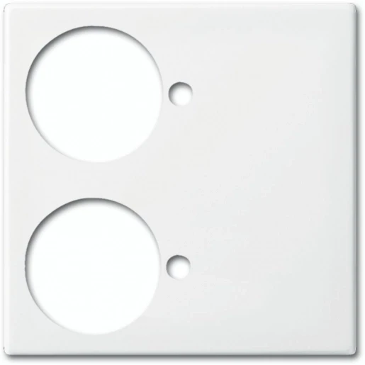 ABB Busch-Jaeger Balance miva centraalplaat oproepsysteem zettler 2 toets wit RAL 9010 2CKA001710A4073