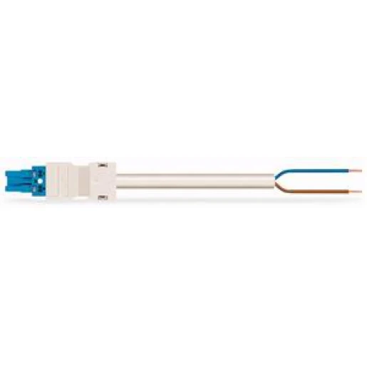 Wago Serie 771 Patchkabel gebouwinstallatie 2p Contrastekker (female) Vrij kabeluiteinde 3000mm