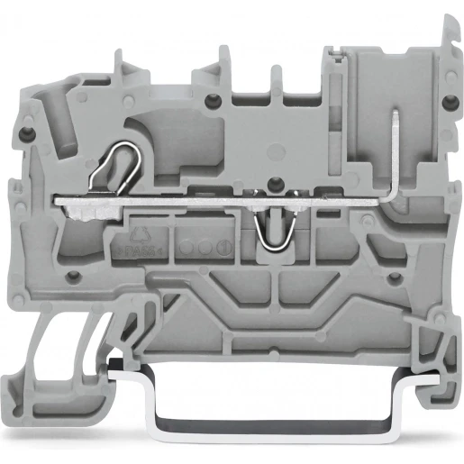 Wago Serie 2022 Verbindingsrijgklem 0,75-4mm² eendr. 0,25-2,5mm² meerdr. Grijs
