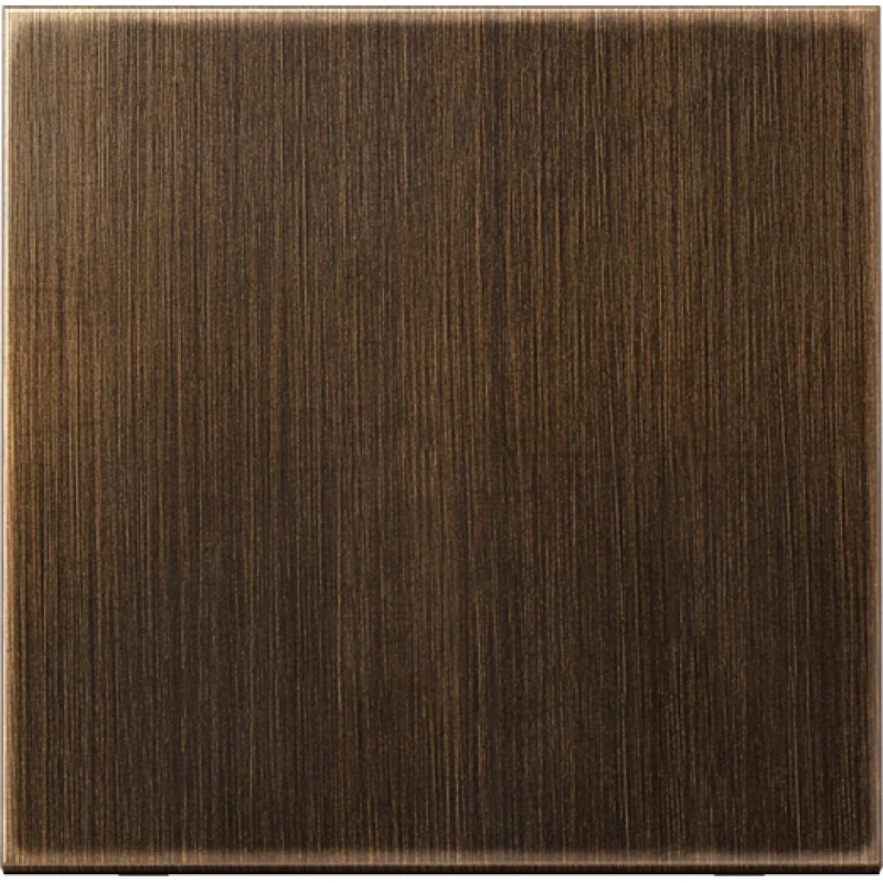 Jung LS range stuurafdekking standaard messing antiek enkelvoudig Mat messing RAL 8014 ME1700AT