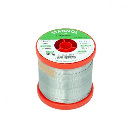 Stannol Soldeertin Kristall 505 S-SN60PB40 500g 0.7mm 99046044