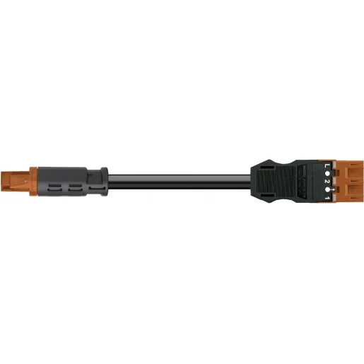 Wago SERIE 774 Patchkabel gebouwinstallatie 3p Contrastekker (female) Stekker 1000mm