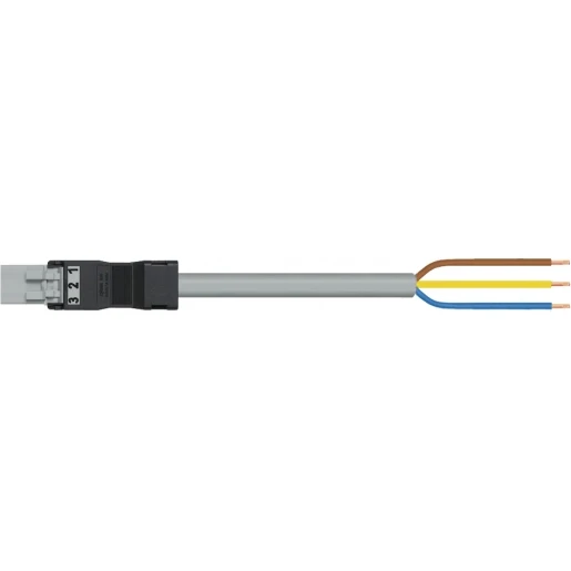 Wago SERIE 891 Patchkabel gebouwinstallatie 3p Stekker Vrij kabeluiteinde 2000mm