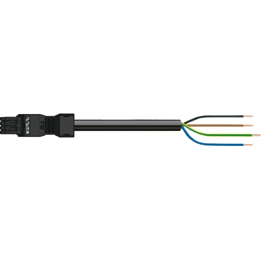 Wago SERIE 891 Patchkabel gebouwinstallatie 4p Contrastekker (female) Vrij kabeluiteinde 8000mm