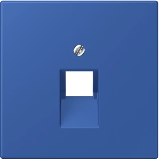 Jung LS range Afdekking centraalplaat 4320K UAE/IAE 1 connector Zonder label blauw LC969-1UA253